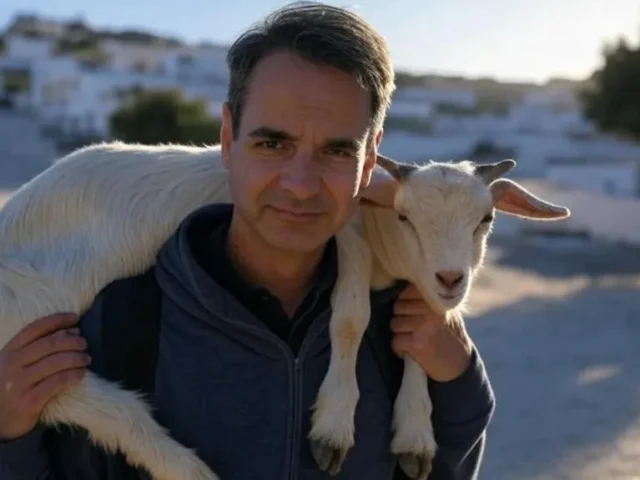 Με τη γίδα στην πλάτη